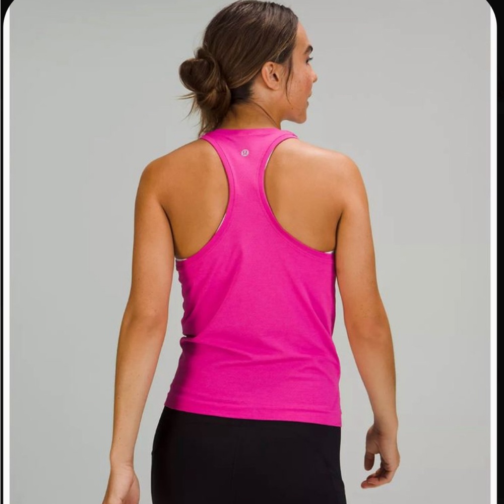 Lululemon swiftly racerback in sonic pink